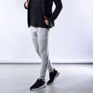 Adidas icon knit gray pants
